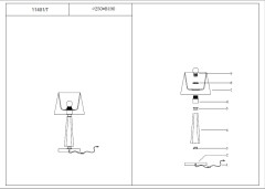 Настольная лампа Newport 11401/T М0061838