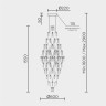 Подвесная люстра Modelux premium ML.7826.600P GD