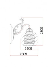Бра Arte Lamp A7062AP-1AB