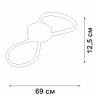 Потолочный светильник Vitaluce V3779-1/1PL