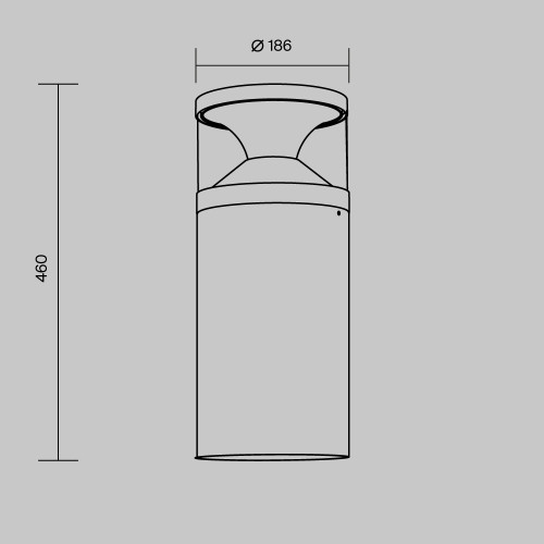 Ландшафтный светильник Maytoni Pyro O496FL-L21B3K1