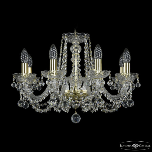 Подвесная люстра Bohemia Ivele Crystal 1402/8/195 G Balls