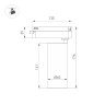 Трековый однофазный светильник Arlight LGD-GERA-2TR-R60-15W Warm3000 (BK, 55 deg, 230V) 055069
