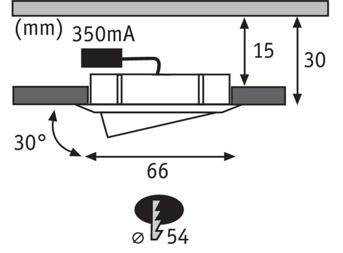 Мебельный светодиодный светильник Paulmann Micro Line Schwenkbar 92087