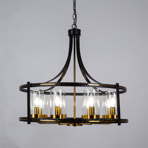 Подвесная люстра Arte Lamp Avior A7011SP-8BK