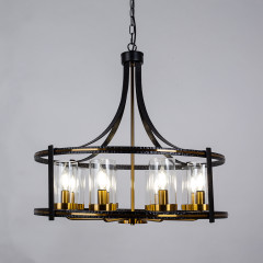 Подвесная люстра Arte Lamp Avior A7011SP-8BK