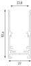 Шинопровод накладной Lumker SY-LINK-20S1-2.5-WH 019271