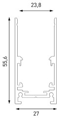 Шинопровод накладной Lumker SY-LINK-20S1-2.5-WH 019271