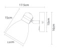Спот Arte Lamp Fafnir A5047AP-1BK