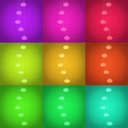 Каскадная люстра Citilux Atman smart CL226A051