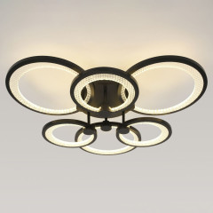 Потолочный светильник Эра Модерн Odry CLL-1-117W 3K-6,5K RC BK