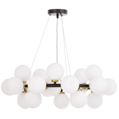 Подвесная люстра Lumina Deco Marsiada LDP 6033-25 BK+MD