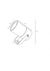 Уличный светильник ARTE Lamp A3303AL-1BK