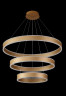 Подвесной светодиодный светильник Crystal Lux MUCHOS SP158W LED D400+600+800 GOLD