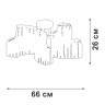 Потолочная люстра Vitaluce V5884-0/10PL