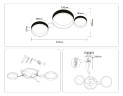 Потолочная люстра Ambrella Light Comfort LineTech FL4814