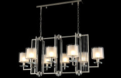 Подвесная люстра Crystal Lux Nicolas NICOLAS SP8 L1000 GOLD/WHITE