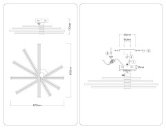 Потолочный светильник Ambrella Light Comfort LineTech FL6221
