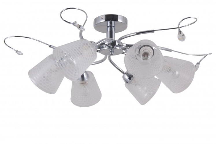 Люстра на штанге Natali Kovaltseva 76057/6C CHROME