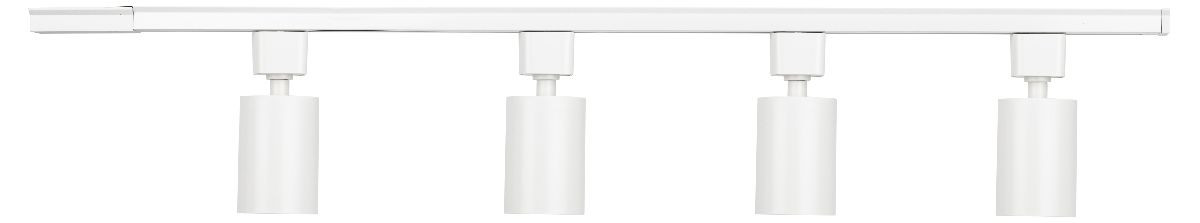 Трековый однофазный светильник (4 шт.) Эра TR70-SET4-GU10-WH Б0063933