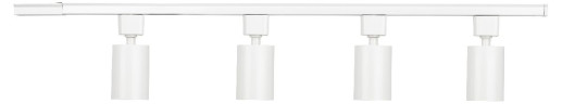 Трековый однофазный светильник (4 шт.) Эра TR70-SET4-GU10-WH Б0063933