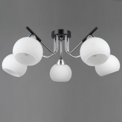 Потолочная люстра Illumico IL0713-5CSQ-24 BK CR LIBRA