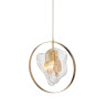 Подвесной светильник P60669-1 gold/clear