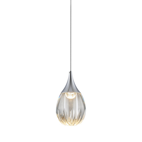 Подвесной светильник MD24001004-1A chrome/clear