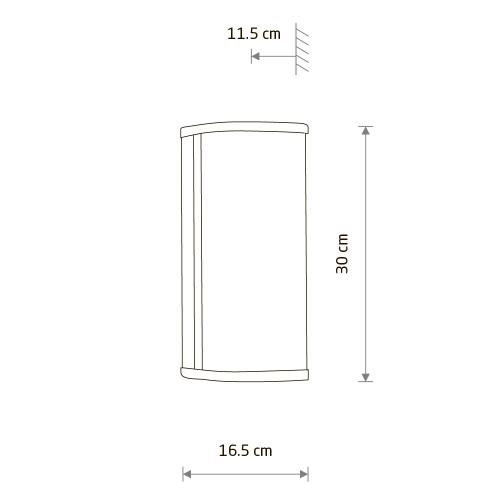 Настенный светильник Nowodvorski Palmas Led Brass 10730