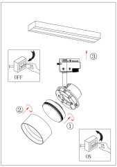 Трековый однофазный светильник ЭРА TR16 GX53 WH Б0048547