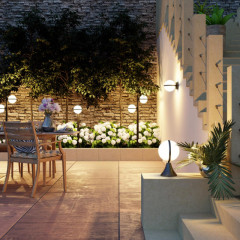 Садовый светильник Odeon Light 4832/1F