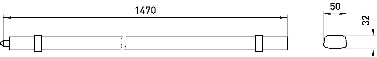 Линейный светильник Эра SPP-31-45-6K-M Б0065355