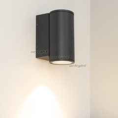 Уличный настенный светодиодный светильник Arlight LGD-Forma-Wall-R90-12W Warm3000 029976