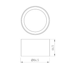 Кольцо антибликовое Arlight LGD-ANTIGLARE-RING-R85 (WH) 046758