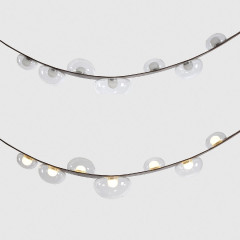 Подвесная люстра Crystal Lux BOSQUE SP7 L3000 BROWN/TRANSPARENT