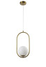 Светильник подвесной Crystal lux CALLE SP1 BRASS