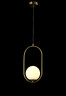 Светильник подвесной Crystal lux CALLE SP1 BRASS