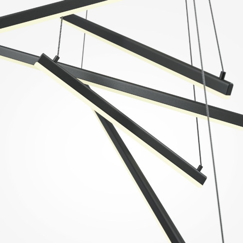 Каскадная люстра Maytoni Line MOD016PL-L96BK