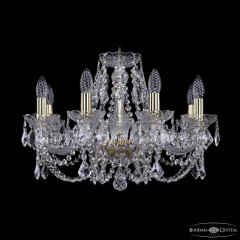 Подвесная люстра Bohemia Ivele Crystal 1402/8/195 G Leafs