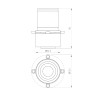 Насадка кадрирующая Arlight LGD-CROPLENS-R85 (WH) 046747