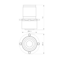 Насадка кадрирующая Arlight LGD-CROPLENS-R85 (WH) 046747