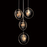 Подвесной светильник P60669-4 gold/clear