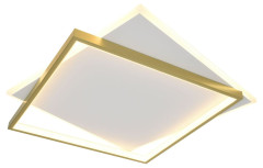 Потолочный светильник Эра Модерн Lima CLL-1-82 3K-6,5K RC WH+GD