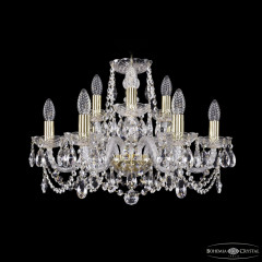 Подвесная люстра Bohemia Ivele Crystal 1402/6+3/195 G