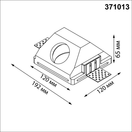 Встраиваемый светильник Novotech Wir Cail 371013