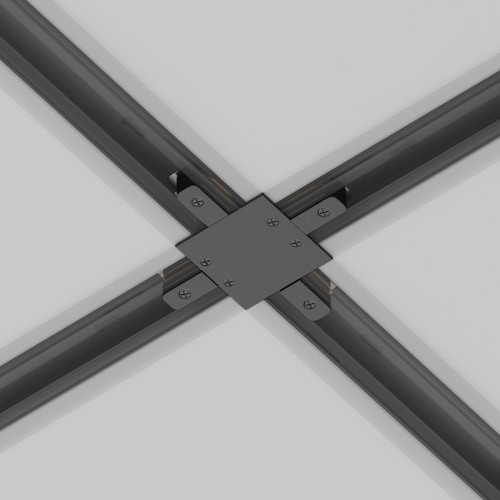 Коннектор X-образный Maytoni Accessories for tracks TRA002CX-11B