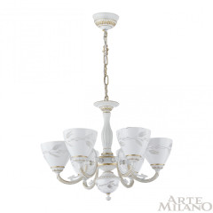 Подвесная люстра Arte Milano 343659/6 WT+G