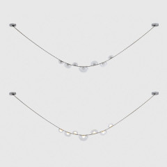 Подвесная люстра Crystal Lux BOSQUE SP7 L3000 GREY/TRANSPARENT