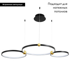 Подвесной светодиодный светильник Divinare Amadeo 1123/04 SP-75