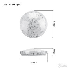 Потолочный светильник Эра SPB-6-50-6,5K Syuzi Б0054490